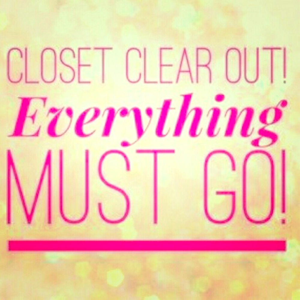 Closet Clear Out